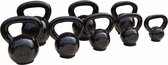 Toorx Fitness Gietijzeren Kettlebell - Met Rubber Basis - 12 kg - Zwart