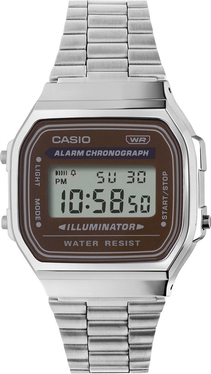 Casio Casio Collection Vintage A168WA-5AYES Horloge - Staal - Zilverkleurig - Ø 35 mm