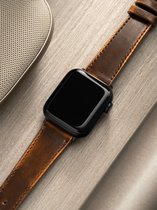 Apple Watch Leren Horlogeband - Brown Degrade Honey - 42mm, 44mm, 45mm