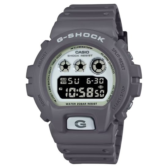 Casio G-Shock DW-6900HD-8ER Horloge - Kunststof - Grijs - Ø 48 mm