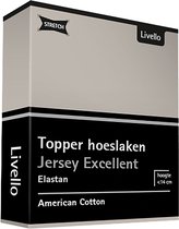 Livello Hoeslaken Topper Jersey Excellent Stone 250 gr 140x200 à 160x220