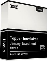Livello Hoeslaken Topper Jersey Excellent Offwhite 250 gr 80x200 à 100x220