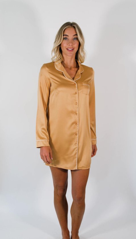 LingaDore Pyjama Dress - 6205PD - Beige - 4XL