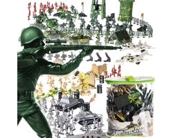 Kruzzel Militaire Basis Set - 300-delige Uitgebreide Speelset voor Jonge Strijders