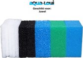 Aqua-Loui® - Filters Geschikt voor Juwel Aquarium - Sponzen -Compact (M) - Geschikt voor Bioflow 3.0 - Intern filtersysteem - Aquarium - Set van 5 Soorten - Geschikt voor Juwel Rio 125 -Rio 180 -Rio 240 -Vision 180 -Trigon 190 -Lido 200 -Lido 120