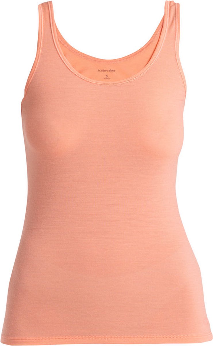 Icebreaker W Siren Tank – Outdoor Kleding Fleeces en Truien T-Shirt Glow