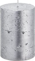 Zilveren cilindervormige kaars H10