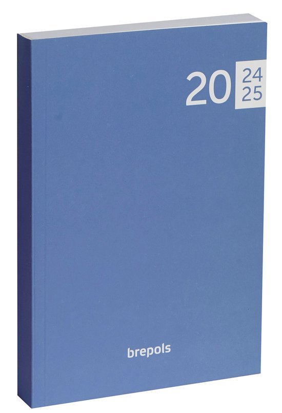 Foto: Brepols agenda 2024 2025 veneto flexi dagoverzicht pastel blauw soepel 11 5 x 16 9 cm