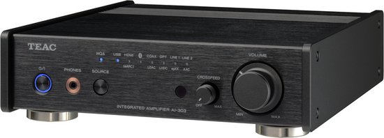 TEAC AI-303 ZWART Compacte Stereo Versterker met USB DAC