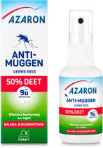 Azaron Muggenspray - Anti Muggen 50% DEET - Muggenbescherming