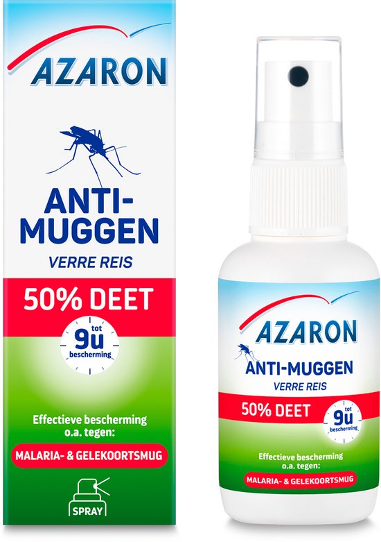 Azaron Muggenspray - Anti Muggen 50% DEET - Muggenbescherming