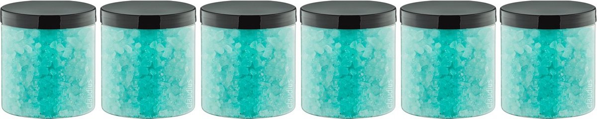 Goedkoopste Claudius Badzout hamam - 300 gram - Pot met zwarte deksel - set van 6 stuks
