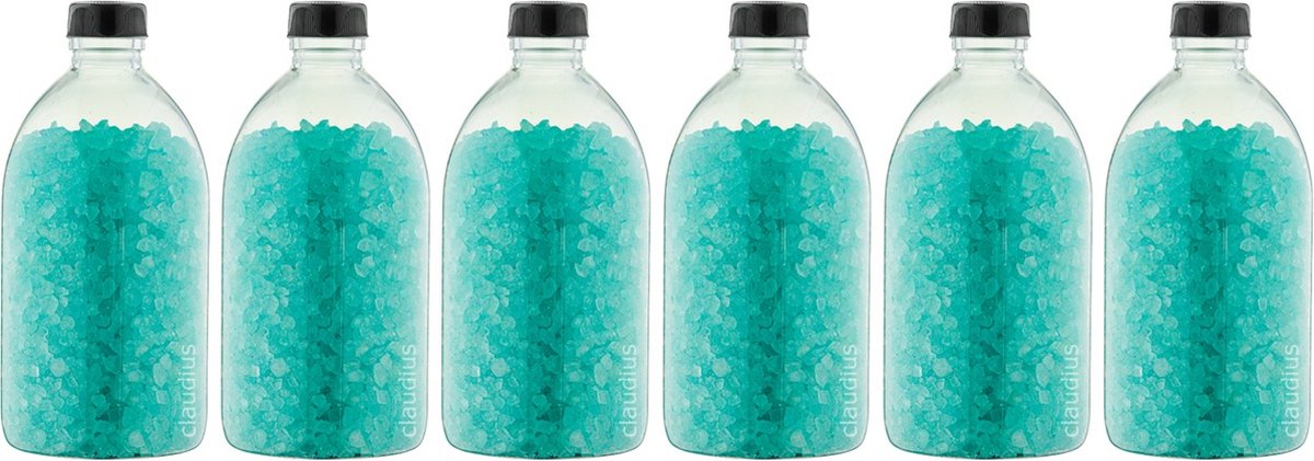 Goedkoopste Claudius Badzout Hamam - 600 gram - Fles met zwarte dop - Set van 6 stuks