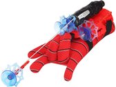 Complete Web Shooter Set Incl. Doelwit Om Op te Schieten & 3 Pijlen met Zuignap - Gebaseerd op Spiderman - Launcher - Speelgoed voor Kinderen - Voor Buiten en Binnen
