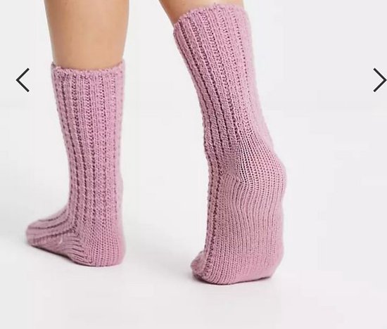 Pretty Polly - Lounge - Dames sokken - Huissokken - Bedsokken - Dikke sokken - One Size - Kleur - Sugar Plum