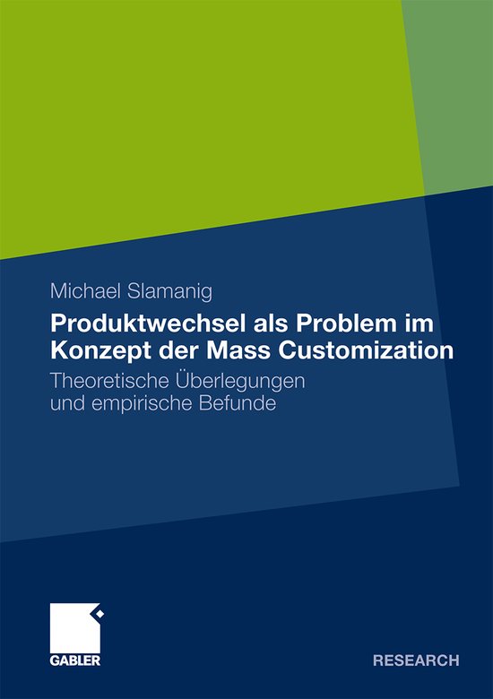 Produktwechsel als Problem im Konzept der Mass Customization - cover