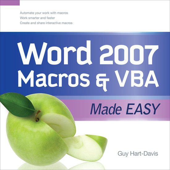 Word 2007 Macros And Vba Made Easy - cover