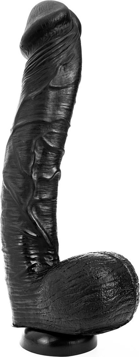 Goedkoopste Dinoo - Curved - King-size Dildo - 31 x 5.5 cm - Zwart