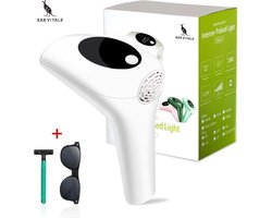 San Vitale® - IPL Ontharingsapparaat - Lichtontharing - Laser Ontharingsapparaat - Laser- & Lichtontharing - Permanente ontharing - 900.000 Flitsen - Wit