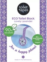 Toilet Tapes - Eco-vriendelijke WC Blokjes Voordeelverpakking met 160+ Spoelbeurten - Tot 90% Minder Plastic, Efficiënte Toiletsteen - Langdurige Frisheid - Lovely Lavender - 14 Stuks