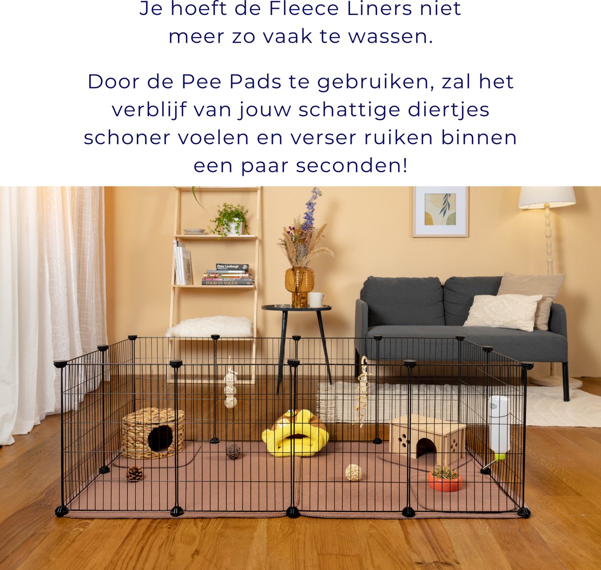 3 stuks kleine pluche dierenbed, warme en pluizige puppydeken van fleece, slaapkussen, cavia's, hamsters, konijnen, chinchillen, eekhoorn, egel (groot: 48,3 x 30,5 cm, F