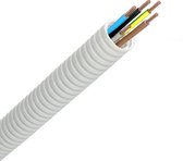 Tube flexible Snelflex fil VOB 5G6mm2 - 25 mm par rouleau 50 mètres (SF5G6)