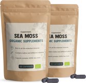 Cupplement - Combipack Sea Moss 2x 60 Capsules - 10% kortingsvoordeel - Biologisch - 500 MG Per Capsule - Superfood - Supplementen - Geen Gel of Irish Moss - Zee Mos- Vitamines - Mineralen - Zeewier - Seamoss