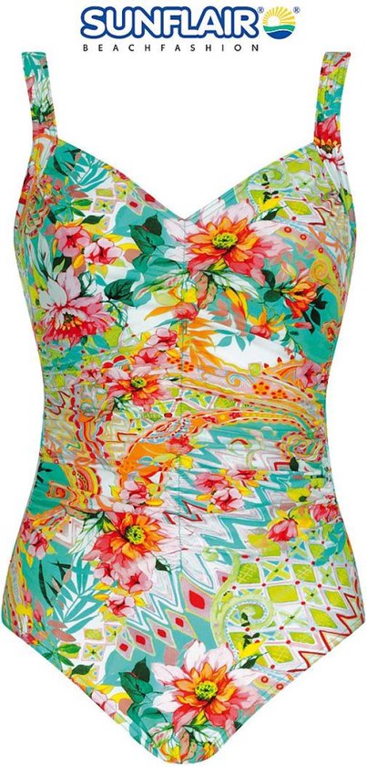 Sunflair – Multicolor – Badpak - 72126 – Flower Print - E40