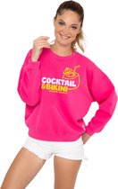 French Disorder Sweater Dames - Cocktail & Bikini - Maat M - Trui Dames - Roze