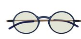 Read Eyewear CHAP33P Leesbril +1.00 - Petrol blue - Rond montuur - Incl. aluminium hardcase