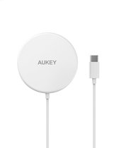 Aukey - Aircore 15W Draadloze Magnetische Oplader Wit