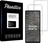 Google Pixel 7A - 2 stuks Beschermglas Screenprotector van glas Transparante glazen schermbeschermfolie