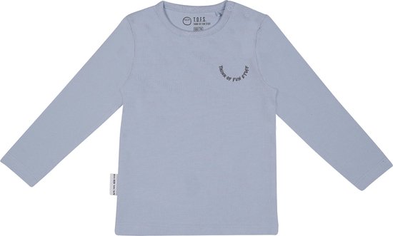 T.O.F.S. Think of Fun Stuff - Snazzy - T-shirt - Long Sleeve - Pastel Blauw - mt 92/98
