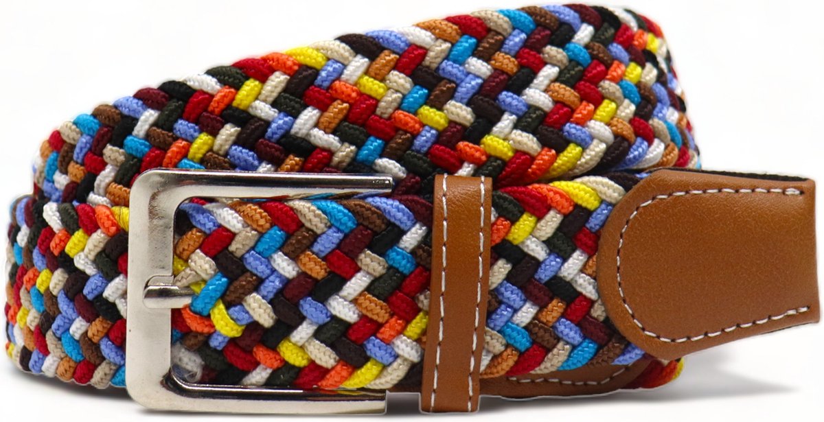 Elastische riem - Gevlochten riem - Ceintuur - Stretch Riem - Gevlochten riem