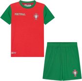 Portugal voetbaltenue kids - Maat 128 - Voetbaltenue Kinderen - Groen