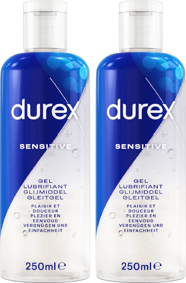 Goedkoopste Durex Glijmiddel Sensitive - 250 ml x2