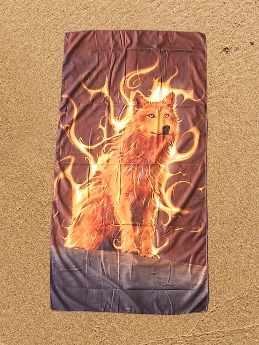 Wolf Strandlaken 90*180cm Phoenix