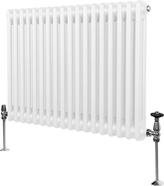 Traditionele 2 Kolom Radiator - 600 x 832mm - Wit | bol