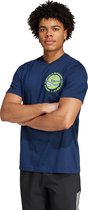 adidas Performance Racket Sport Rebels Graphic T-shirt - Heren - Blauw- L