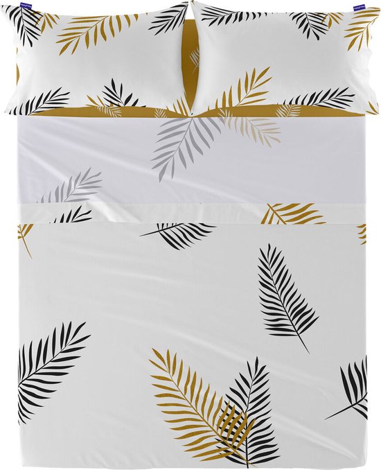 Bovenblad HappyFriday Blanc Foliage Multicolour 160 x 270 cm