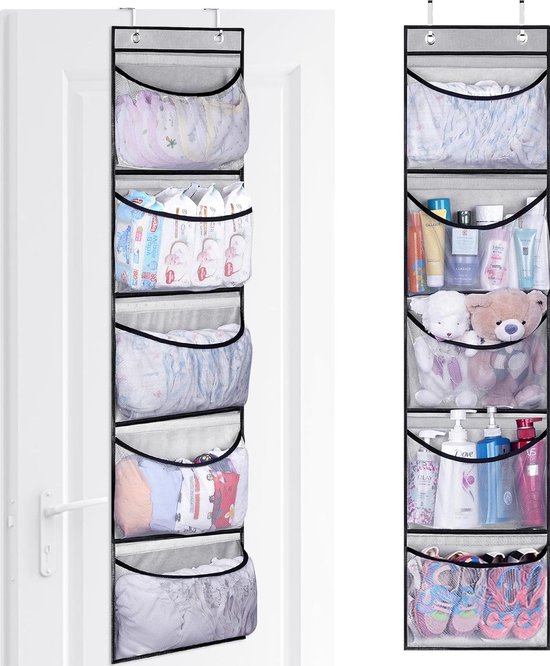 2 Stuks Organizer Voor Boven De Deur Voor Schoenen, Hangende Opbergtas Met 24 Vakken Schoenenopslag Hangend Multifunctionele Hangorganizer Voor Slaapkamer Woonkamer Badkamer