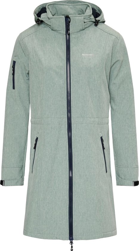 Nordberg Gisella Dames Softshell Ls01101-gn - Kleur Groen - Maat XL