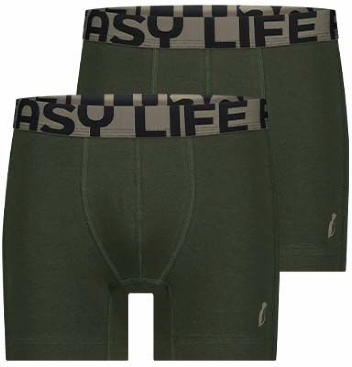 Alca Fashion - Heren Boxershort - Donkergroen 4XL – Grote Maten Mannen - Katoen