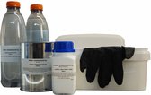 Caswell Mega Black Chemisch Zwarten Kit Met Sealer - 8 liter , Caswell penetrating sealer