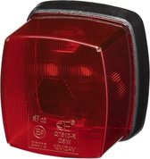 Zijmarkeringslamp, Contourlamp rood, 62mm x 66mm, E3 gekeurd