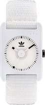 Adidas Originals Retro Pop One AOST22539 Horloge - Textiel - Wit - Ø 37 mm