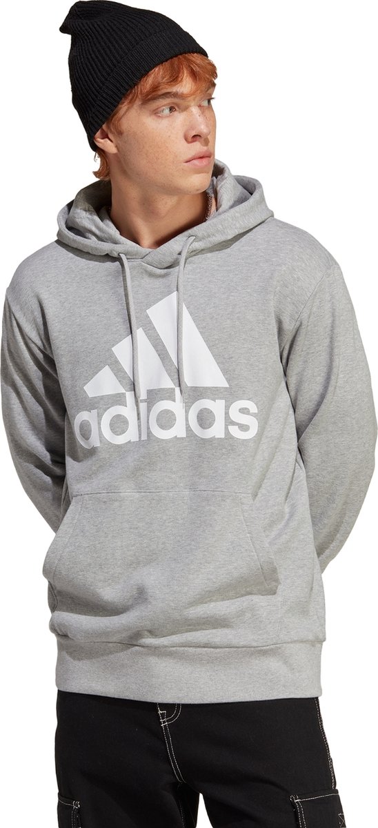adidas Sportswear Essentials French Terry Big Logo Hoodie Heren – 2XL Grijs