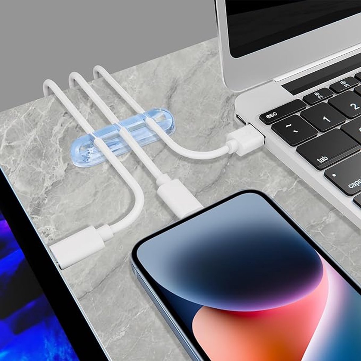 Clips De Support De Câble, Paquet De 3 Clips D'organisateur De Cordon De Gestion De