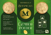 Gemberpoeder - 100 gram - Gemalen gember – Minerala Botanicals