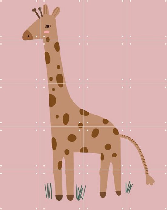 IXXI Giraffe - Wanddecoratie - Kinderen - 80 x 100 cm